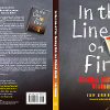 Coverwrap for the Book "In the Line of Fire Raising Kids in a Violent World" by Jan Arnow  Innovations in Peacemaking International